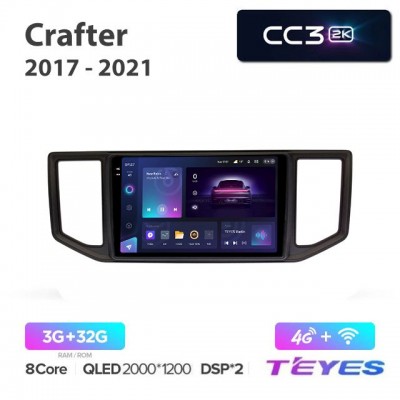 Магнитола Teyes 2K_CC3 для Volkswagen Crafter 2017-2021