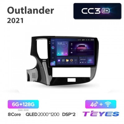 Магнитола Teyes 2K_CC3 для Mitsubishi Outlander 2021