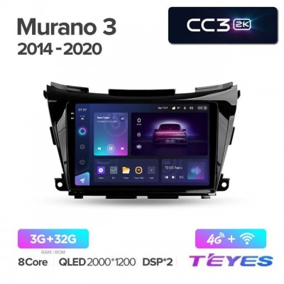 Магнитола Teyes 2K_CC3 для Nissan Murano 2015-2019